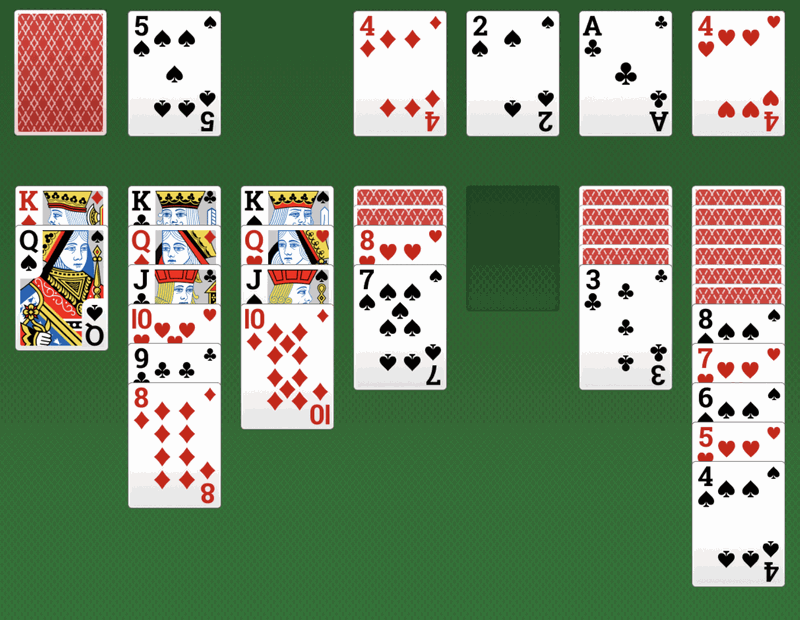 Klasszikus pasziánsz - szekvencia